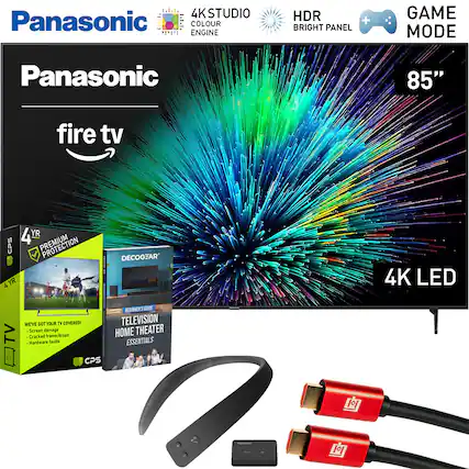 Panasonic
4K Studio Colour Engine
HDR Bright Panel
Game Mode
85"
4K LED
Fire TV
4 Year Premium Protection
We've got your TV covered!
- Screen damage
- Cracked frame/drops
- Hardware faults
DecoGear
Beginner's Guide
Television Home Theater Essentials
CPS Reginner Guide