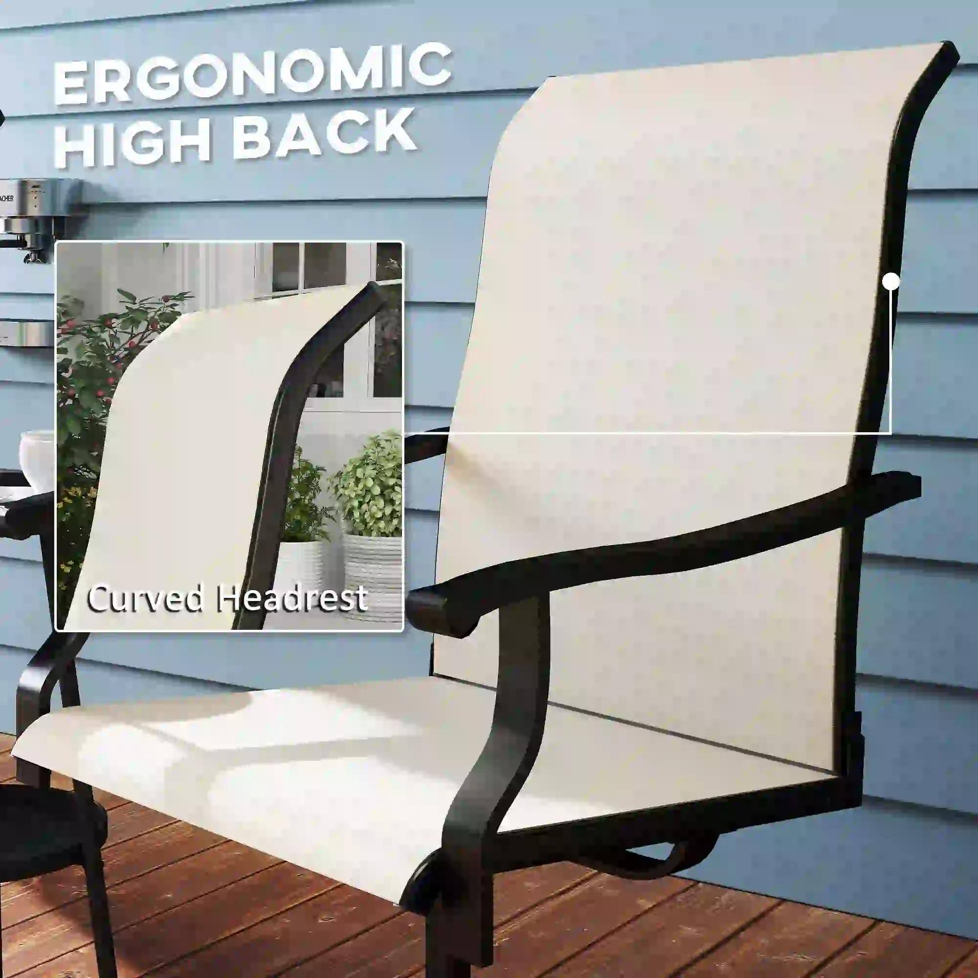 ERGONOMIC HIGH BACK

Curved Headrest