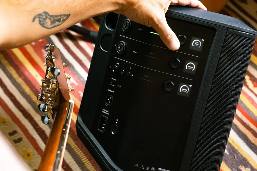 Alt View 15. Bose - S1 Pro+ Portable Wireless PA System - Black.