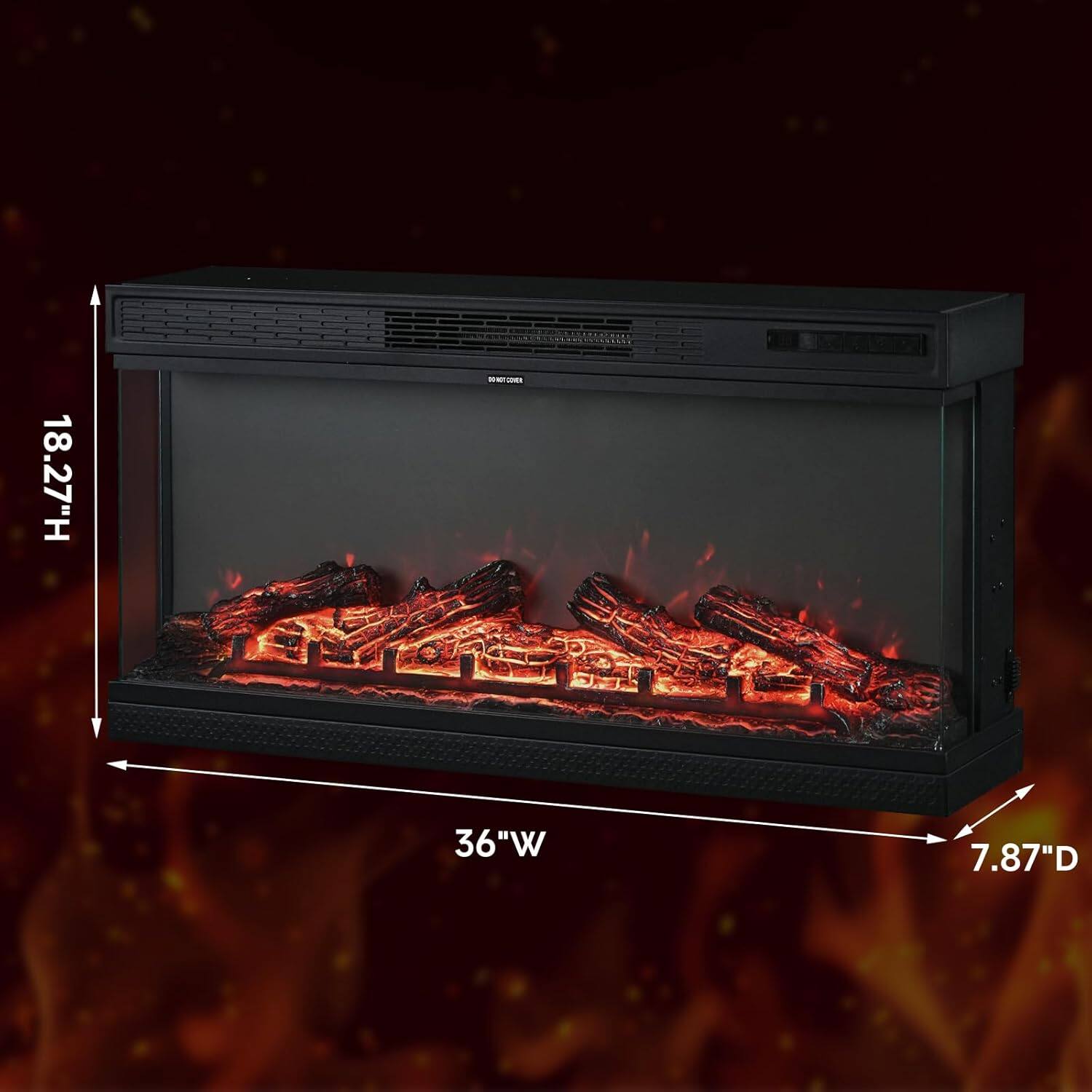 18.27"H x 36"W x 7.87"D