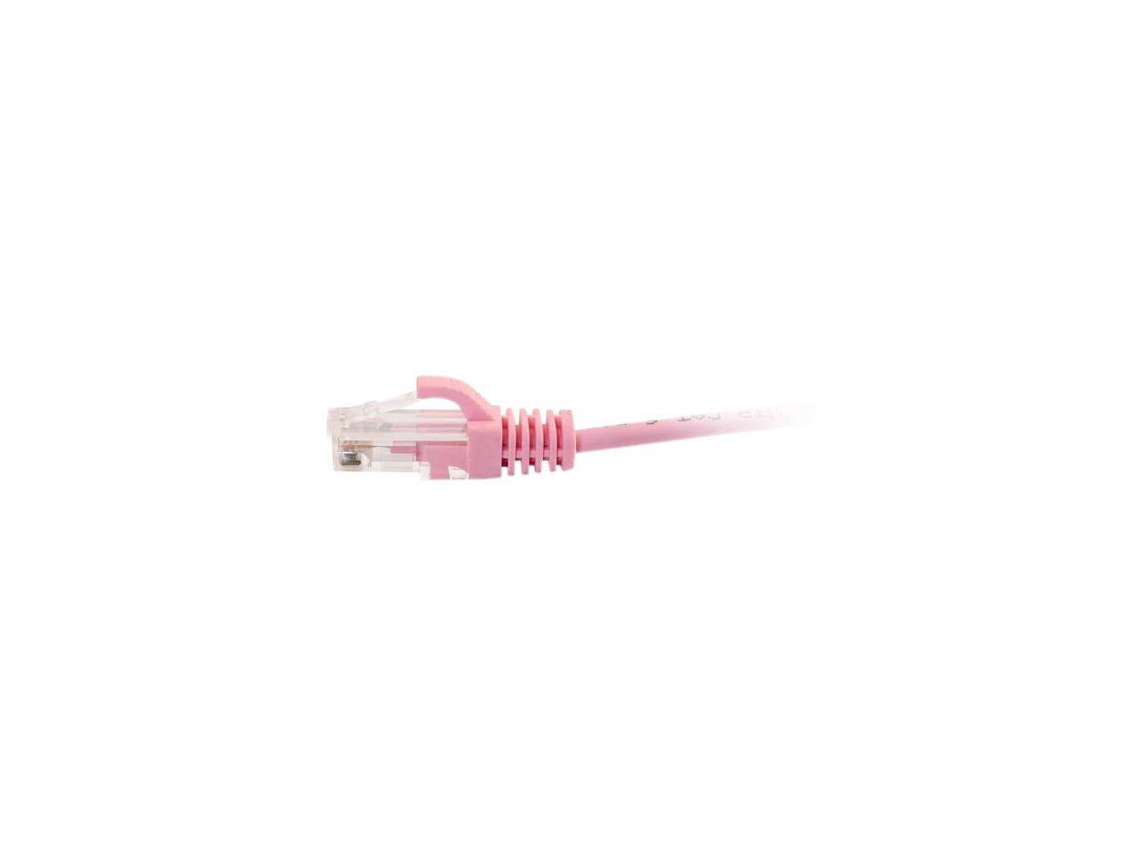 Alt View 1. Cables to Go - C2G 01192 Cat6 Slim Cable - Snagless Unshielded Slim Ethernet Network Patch Cable, Pink (5 Feet, 1.52 Meters).