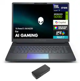 Alienware - 16 Area-51 AA16250 Laptop 16.0 WQXGA (Intel Ultra 9- 275HX, 64GB DDR5, 4TB PCIe SSD, Win 11 Pro) - Liquid Teal