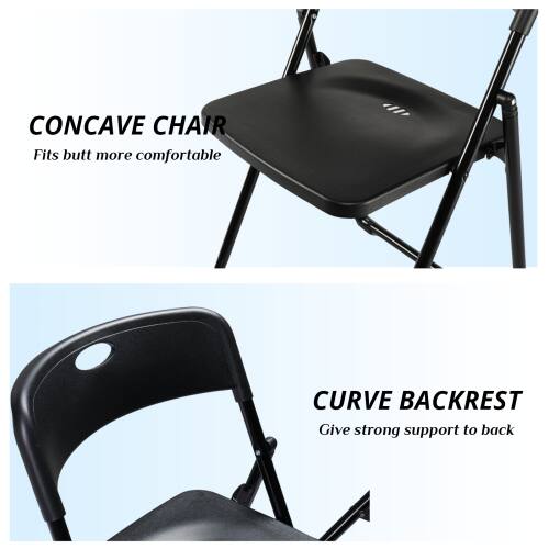 CONCAVE CHAIR  
Fits butt more comfortably  

CURVE BACKREST  
Give strong support to back