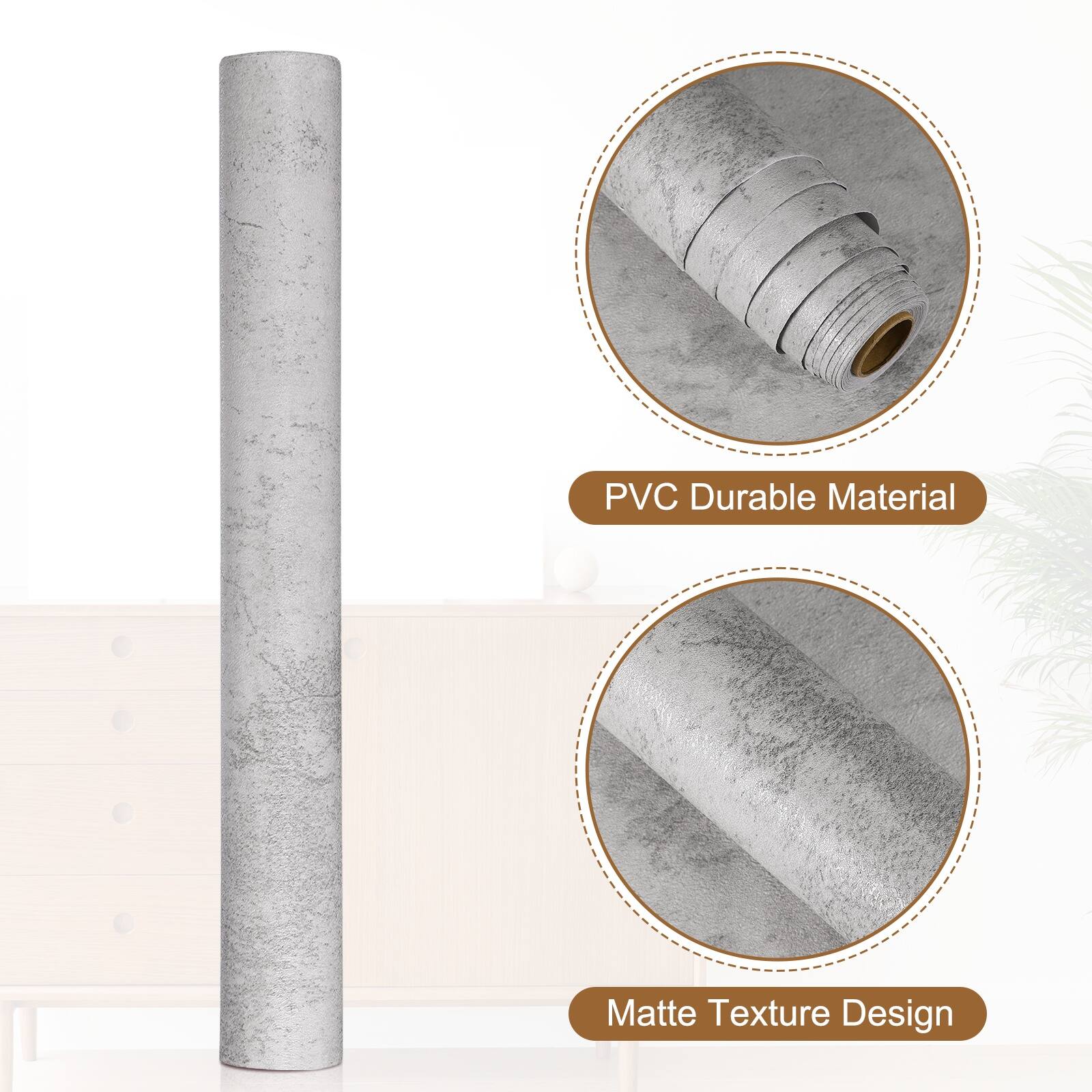 PVC Durable Material  
Matte Texture Design