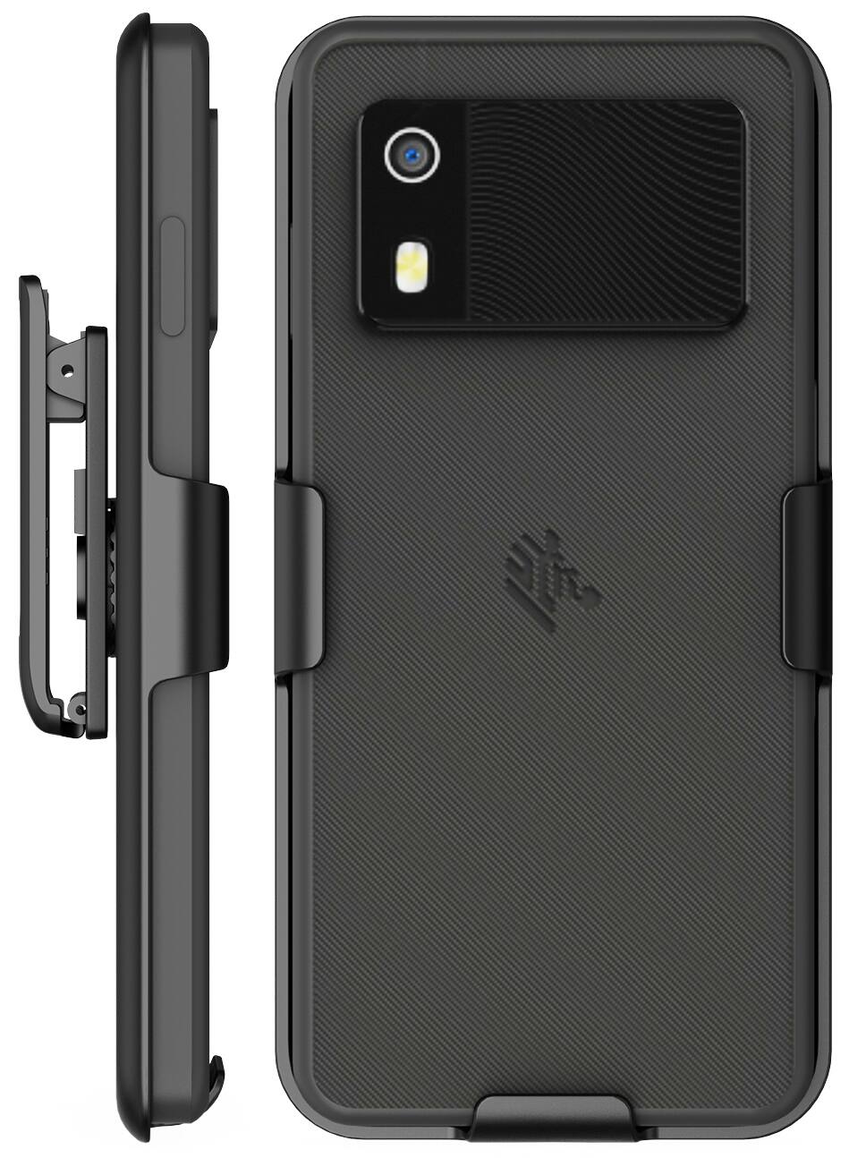 Alt View 6. Nakedcellphone - Holster Case for Zebra EM45 RFID Enterprise Mobile Device - Ratchet Belt Clip Holder - Black.