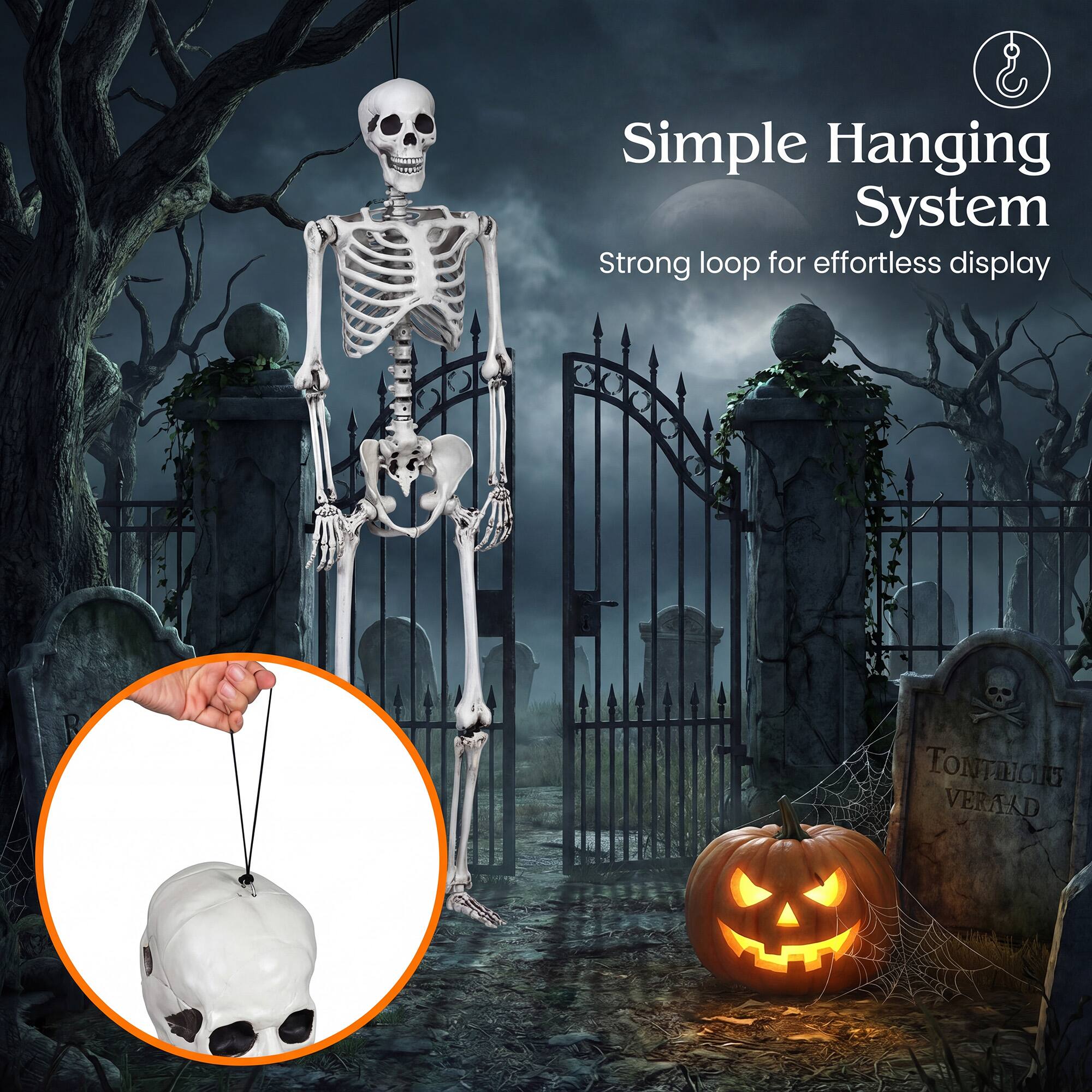 Simple Hanging System  
Strong loop for effortless display  

TONTIELLES VERAAD