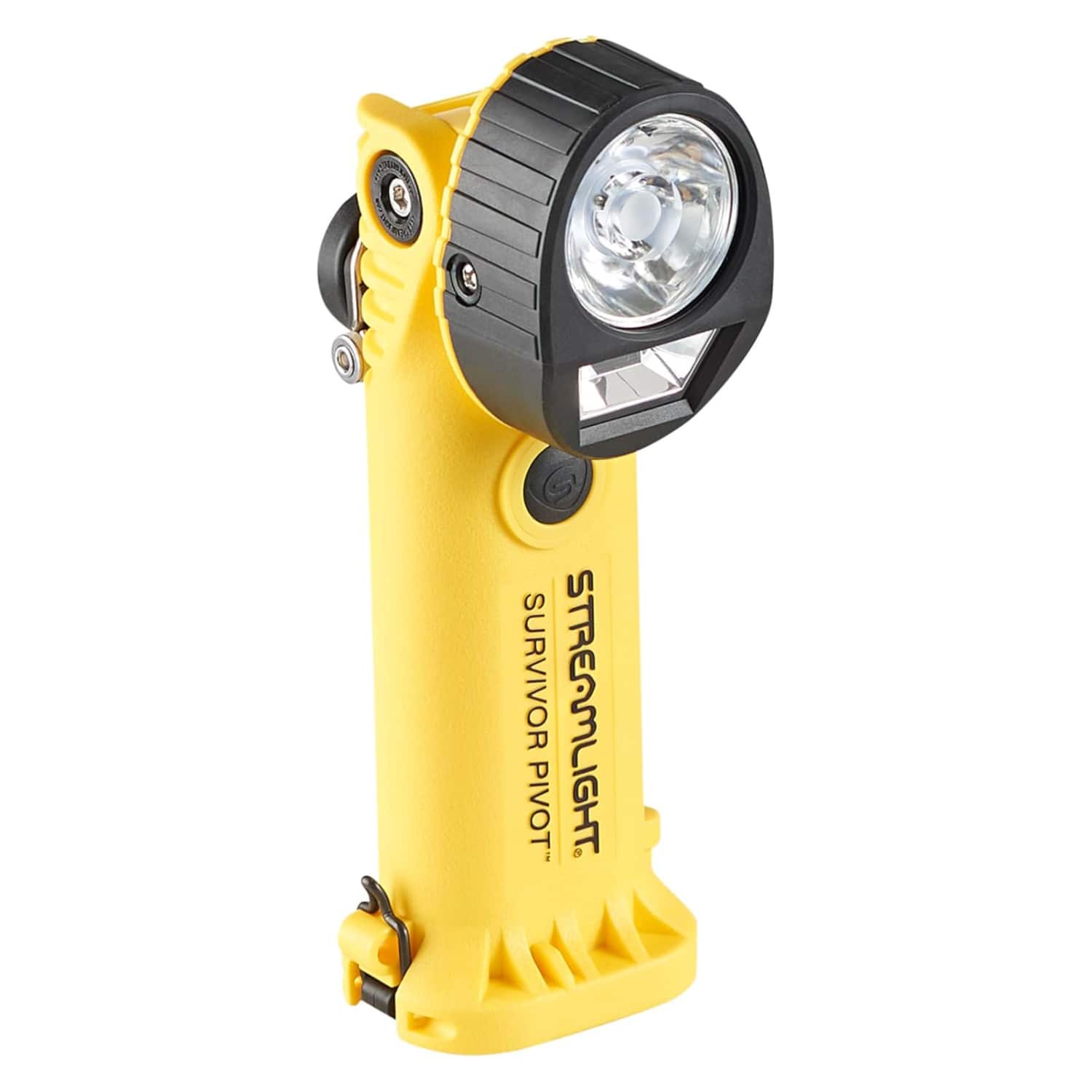 Streamlight - 91831 Survivor Pivot Rechargeable Dual Beam Right Angle Articulated Flashlight - Yellow