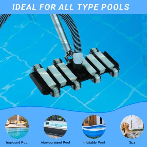 IDEAL FOR ALL TYPE POOLS

- Inground Pool
- Aboveground Pool
- Inflatable Pool
- Spa