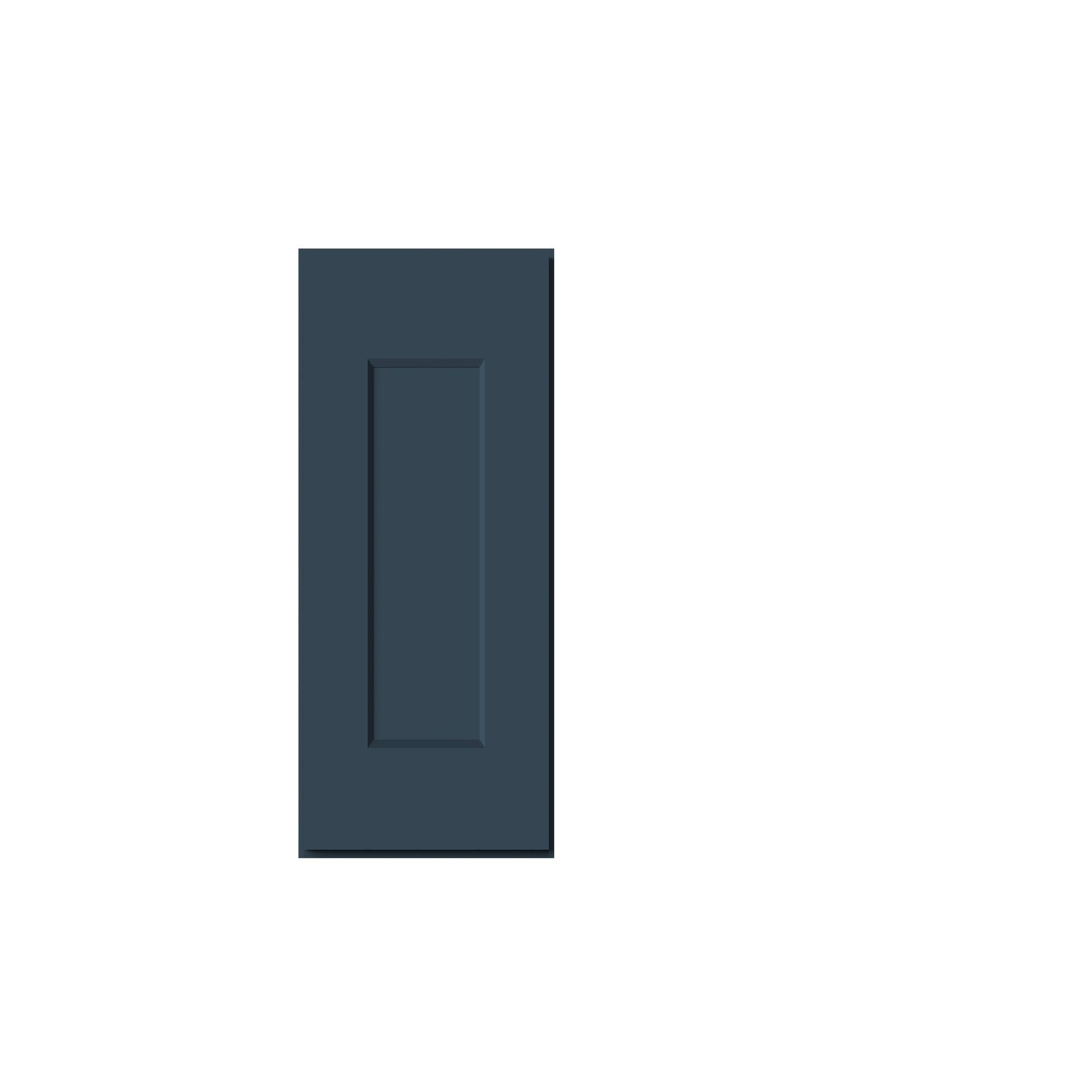 Alt View 1. Boyel Living - 12-in W x 18-in H x 12-in D Shaker RTA Kitchen Wall Cabinet with Soft-Close - Charcoal Blue.