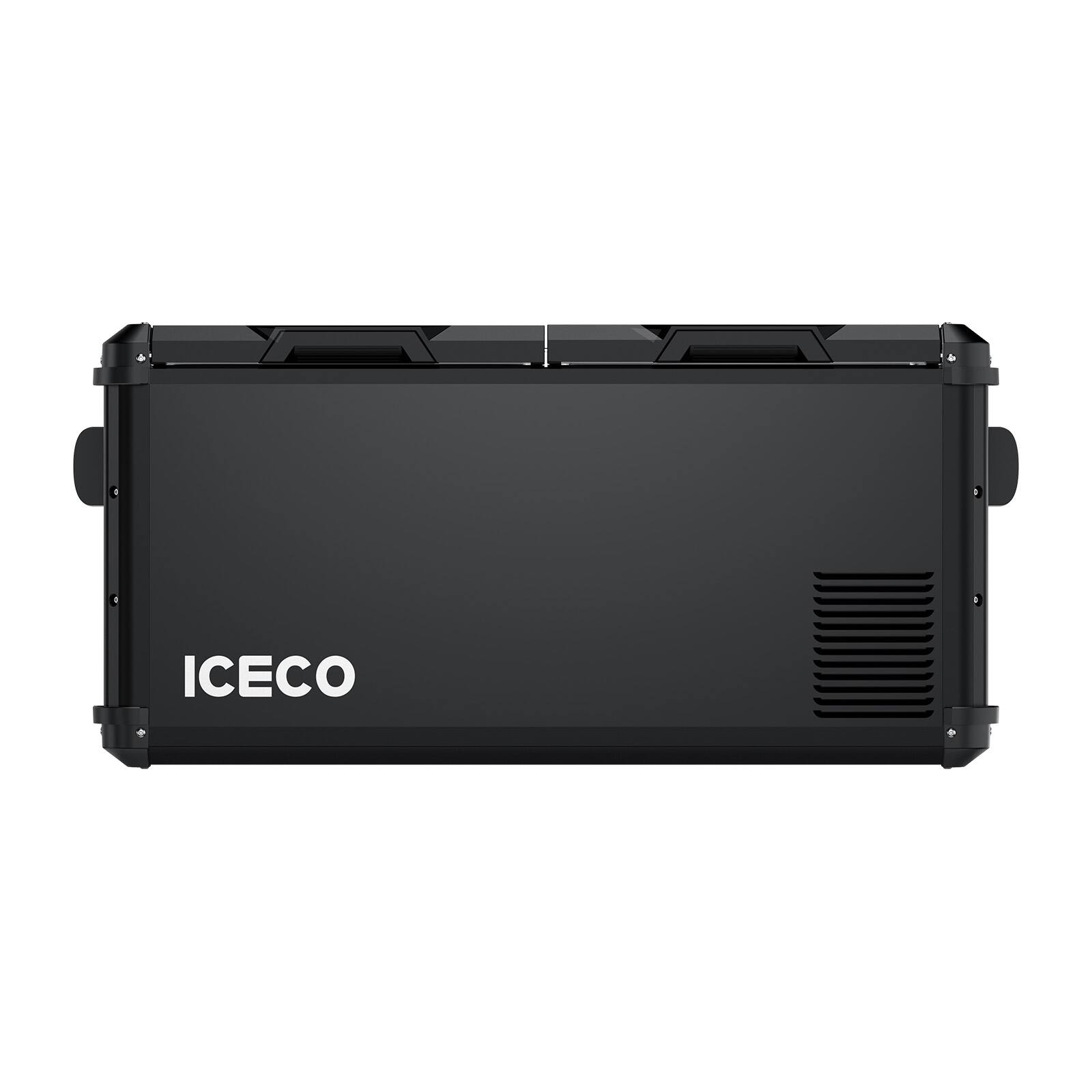 Back. ICECO - VL90ProD (Gen II) Dual Zone 95QT Portable Freezer Black - Black.