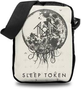 PopMarket - Sleep Token - Rocksax - Sleep Token - The Summoning White Logo - Crossbody Bag with Stash Pockets - Multicolor