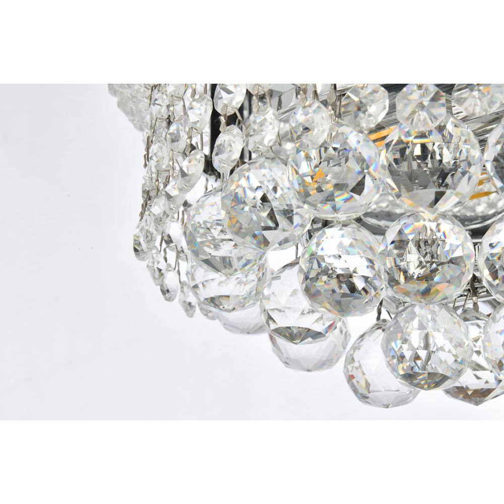Alt View 2. Elegant Lighting - Primo 2 light Chrome Wall Sconce Clear Royal Cut Crystal - Chrome.