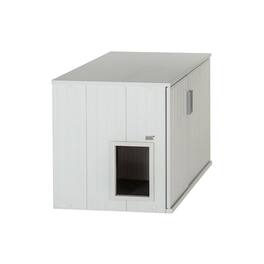 New Age Pet - ECOFLEX Promax LitterLoo Litter Box Cover Table - Antique White