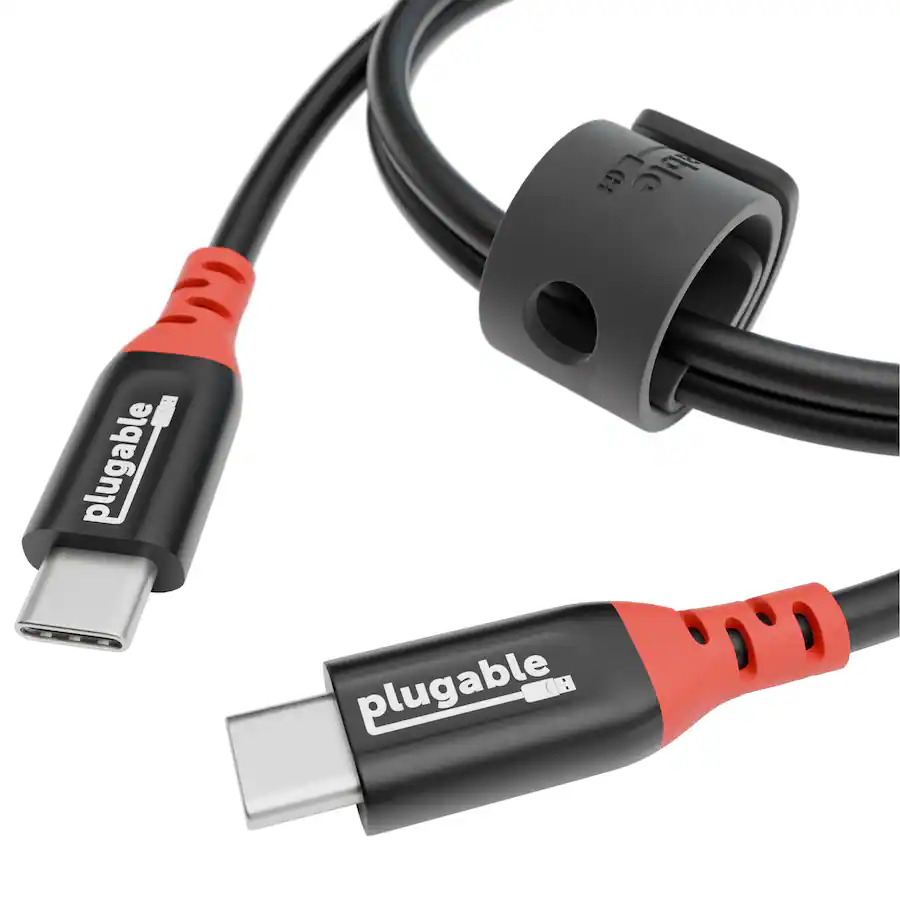 Plugable Secure USB C Data Blocker Charge Only Cable 240W Fast Charging ...