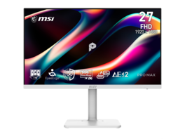 MSI - 27" Full HD 144Hz IPS Monitor with USB-C, Adaptive Sync, Adjustable Stand - 271PHW E14 - White