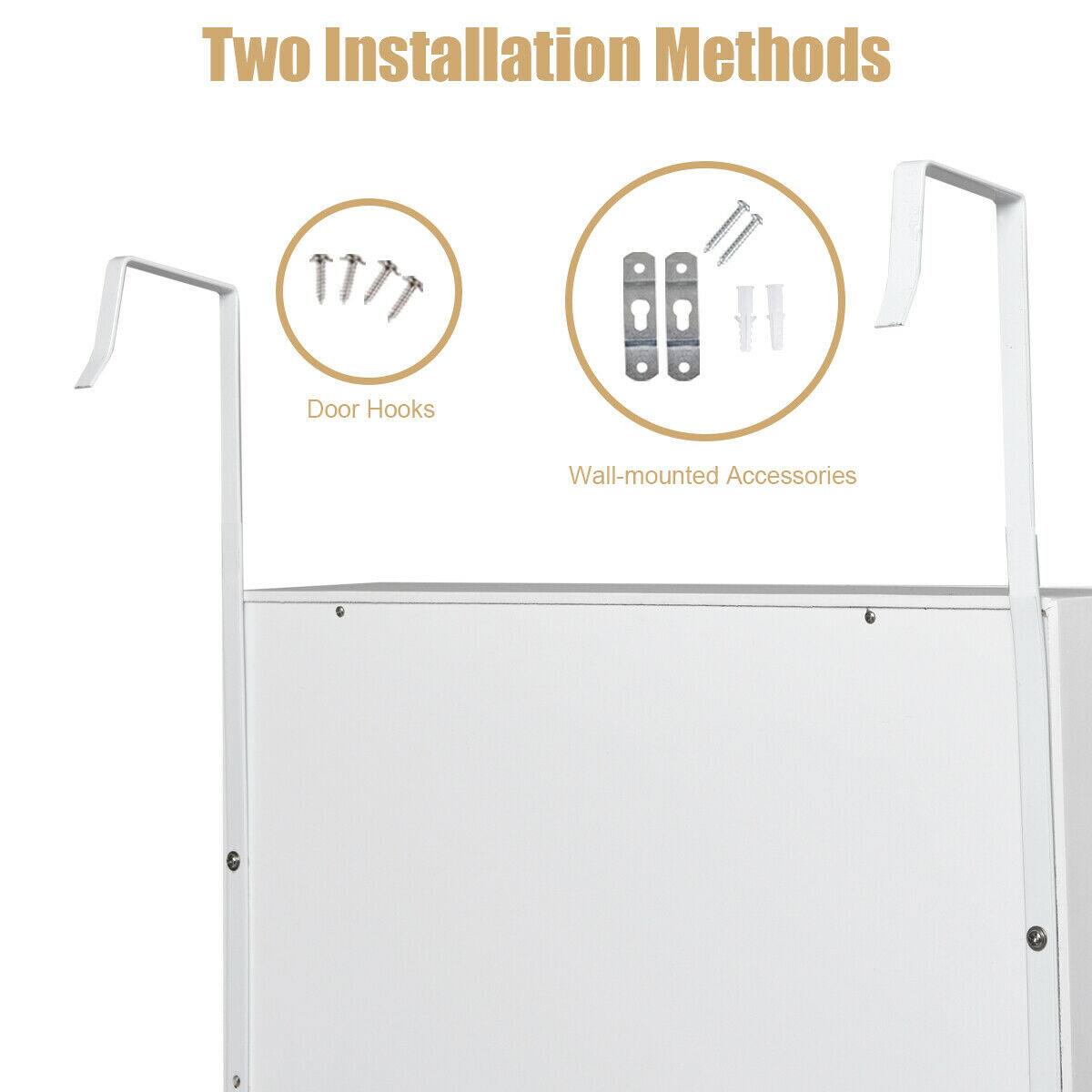 Two Installation Methods

Door Hooks

Wall-mounted Accessories