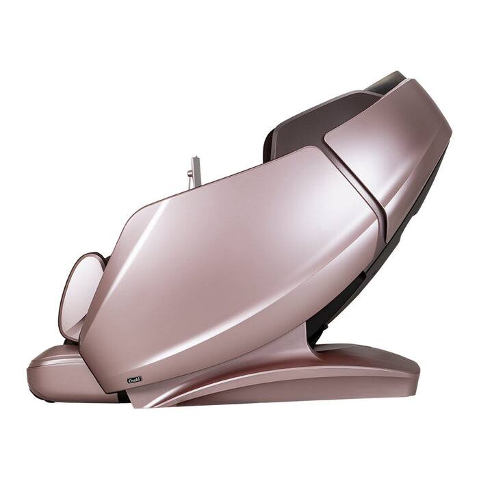 Left. Osaki - Platinum - Avalon 4D Zero Gravity Massage Chair With AI Health Sensor - Brown.
