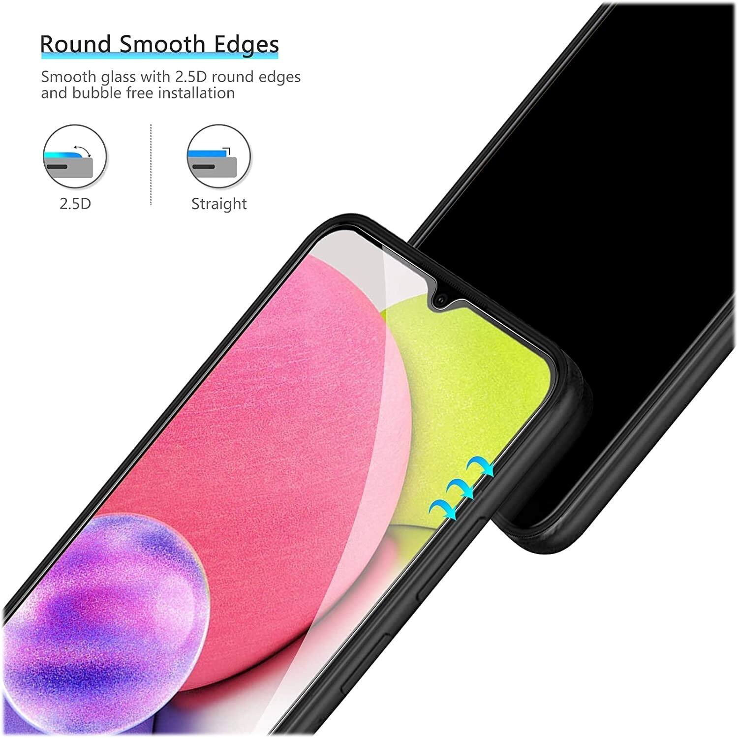 Alt View 13. SaharaCase - ZeroDamage Ultra Strong+ HD Glass Screen Protector for Samsung Galaxy A03 and A03s (2-Pack) - Clear.