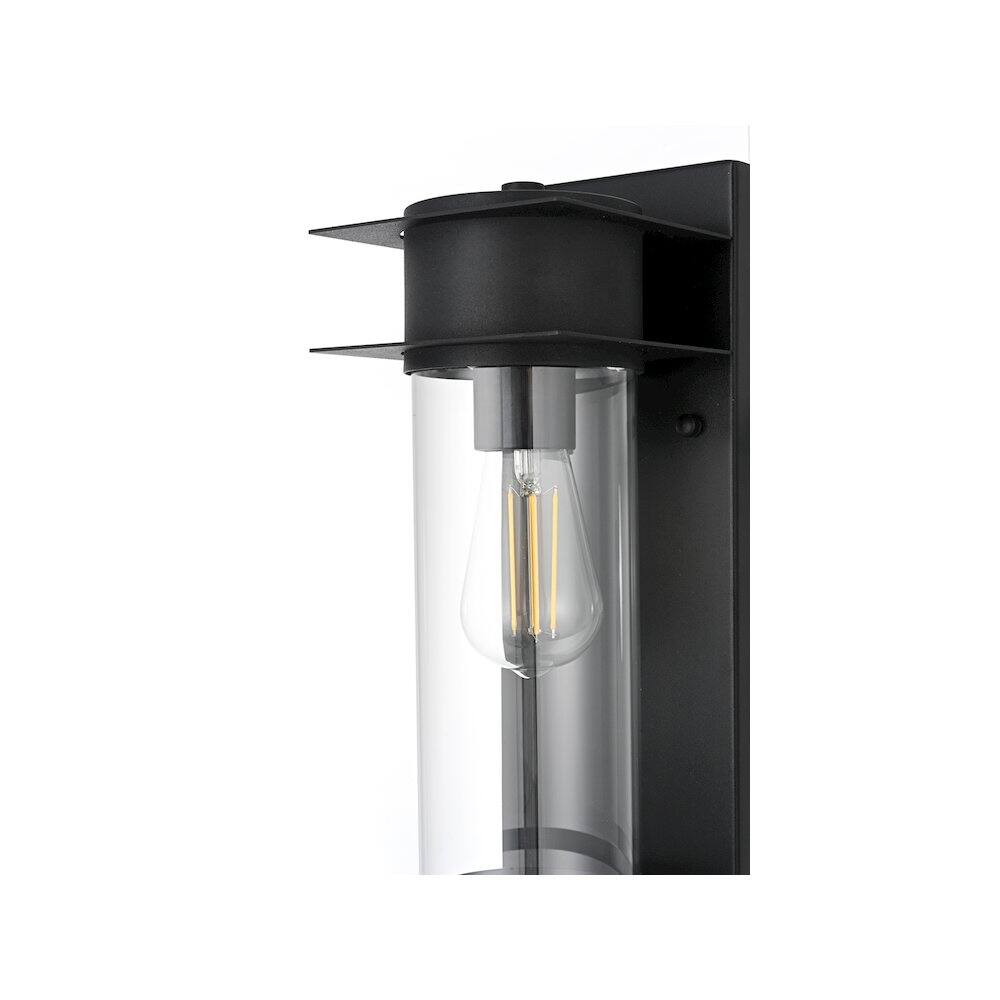 Alt View 2. Elegant Lighting - Westmont 7 inch Outdoor Pendant in Black - Black.