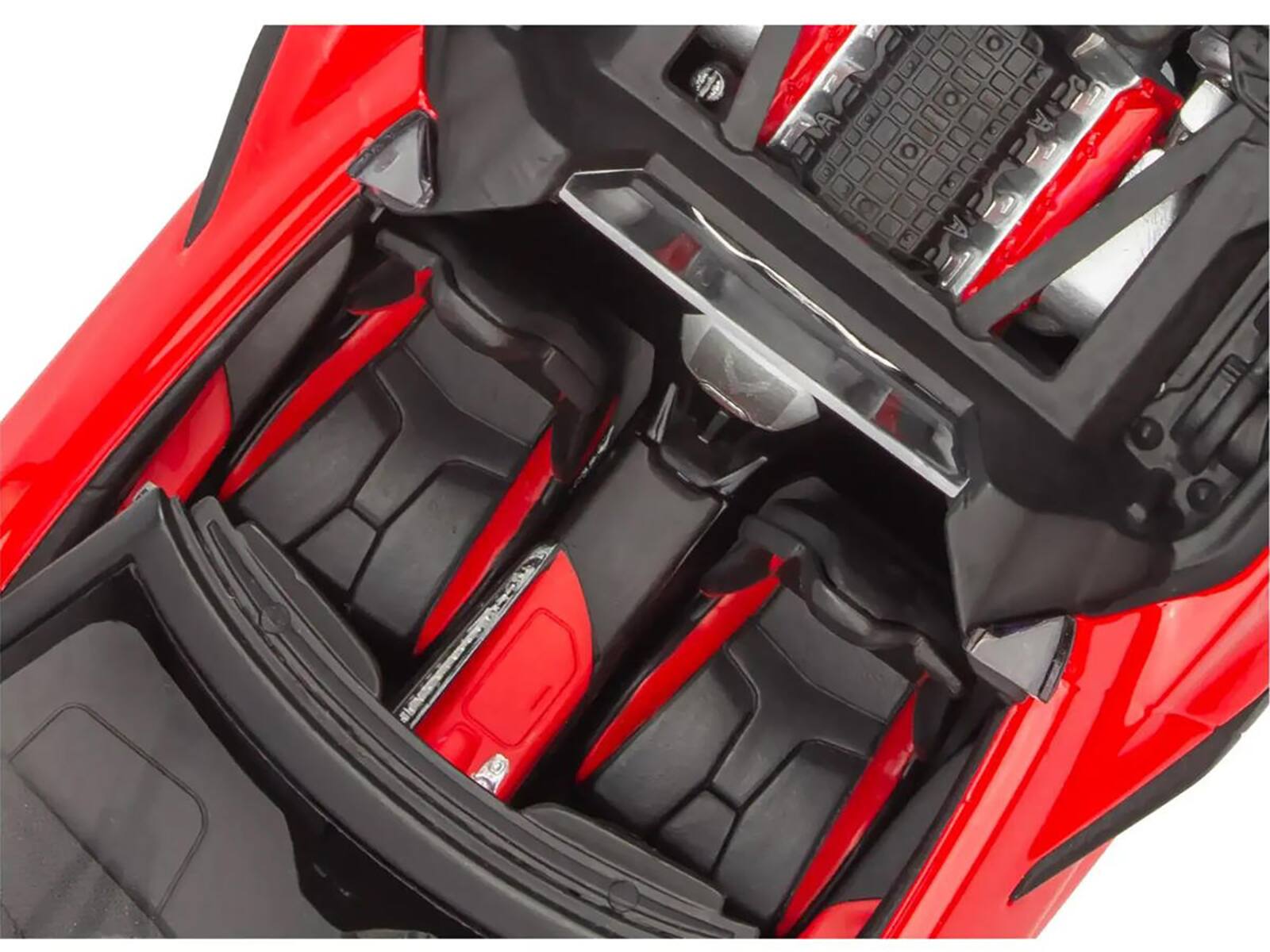 Alt View 2. Revell - Level 4 2022 Chevrolet Corvette C8 Hardtop Convertible 1/25 Scale Model by Revell.