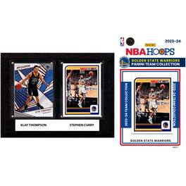 C&I Collectibles - Golden State Warriors 6" x 8" Player Plaque & 2023-24 Team Trading Card Set - Multicolor