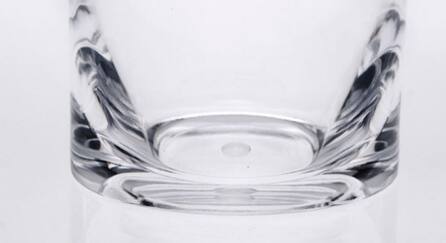 Back. APRILSOUL - Oval Halo Acrylic Glasses Set of 4 Hi Ball Plastic BPA Free Cocktail Drinkware Water Tumblers - white.