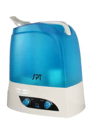 Front. Sunpentown - Dual Mist Humidifier with ION Exchange Filter - White.