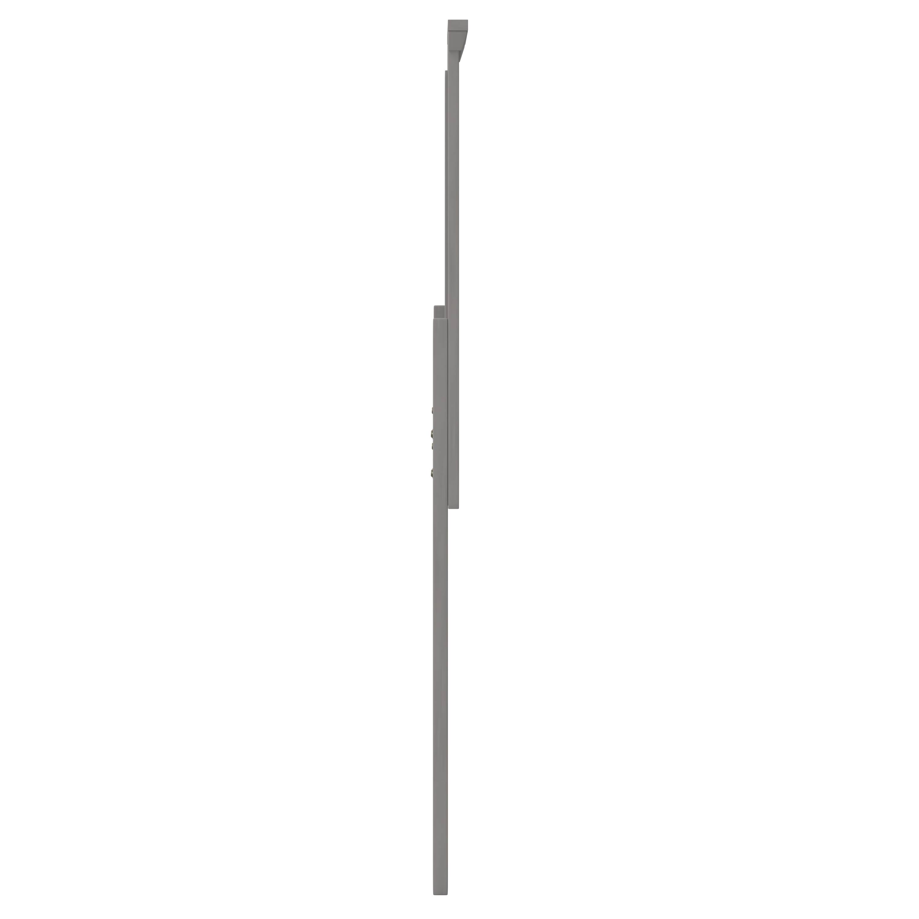 Alt View 8. Emma + Oliver - Frenti Herring Bone Wooden Adjustable Headboard Only - Gray Wash.