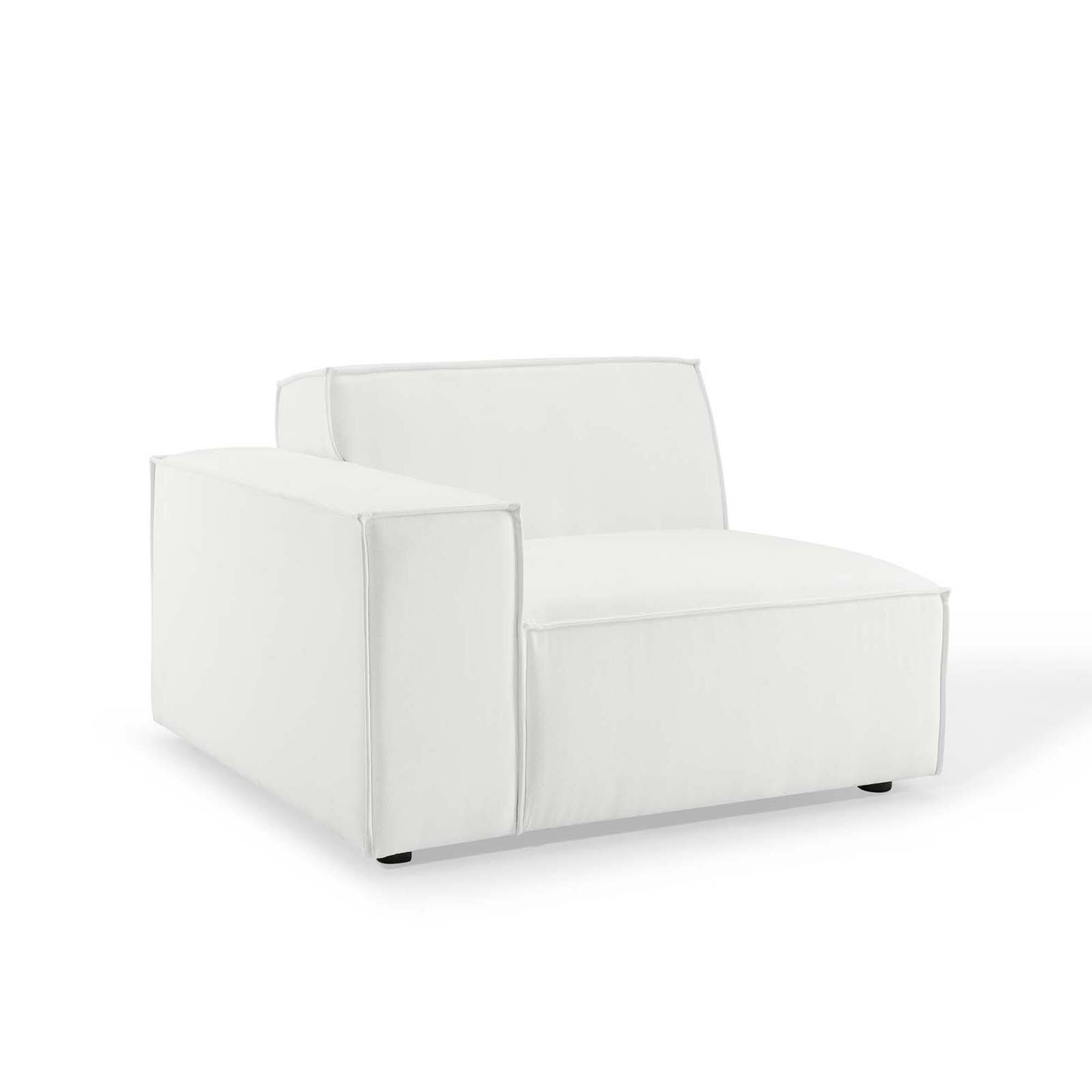 Back. Modway - Restore 8-Piece Sectional Sofa by Modway - White.