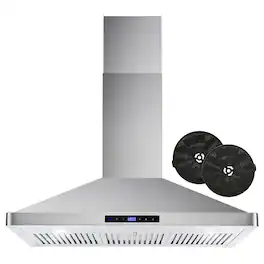 COSMO - 36 inches - Convertible - Wall Range Hood - Stainless Steel