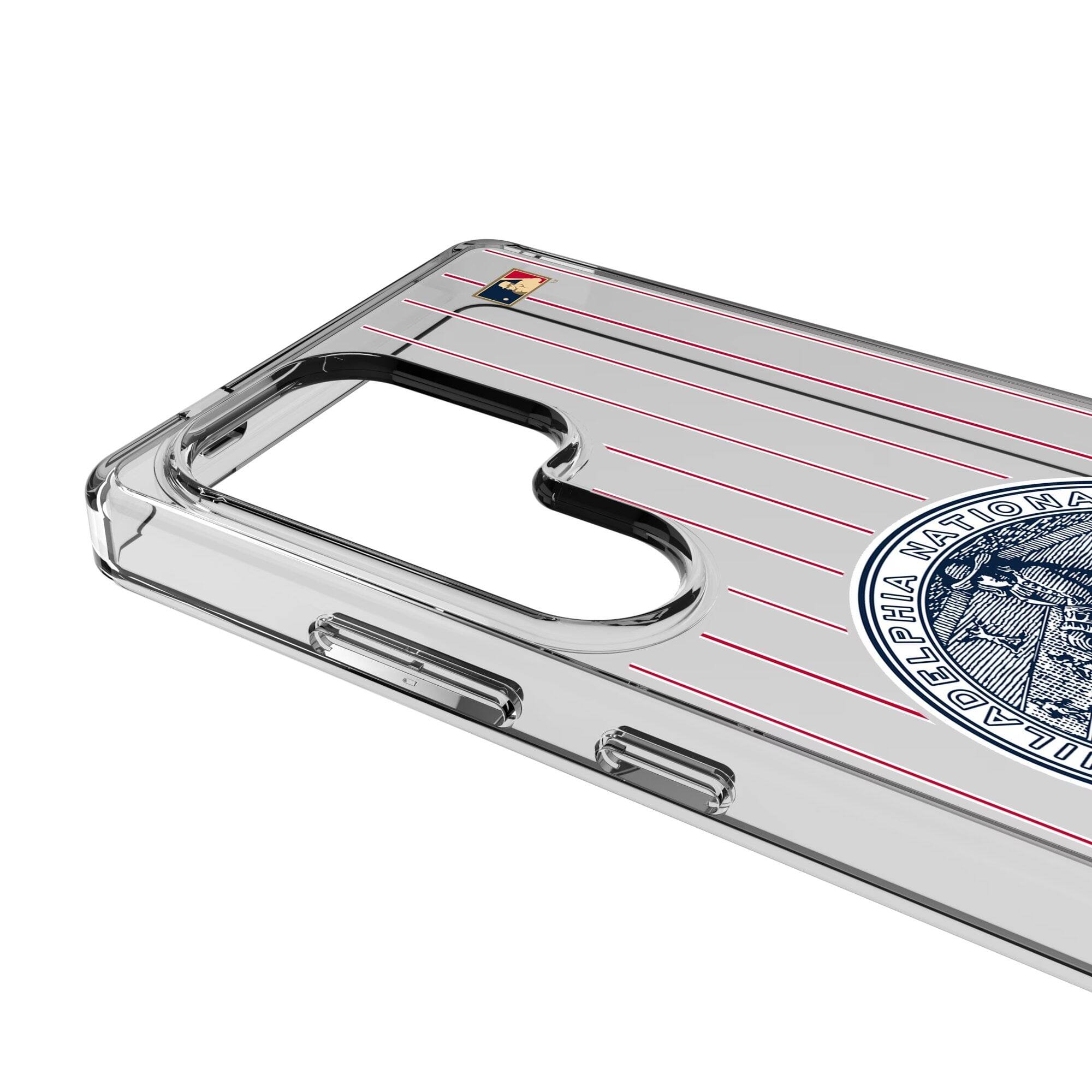 Alt View 2. Keyscaper - Cooperstown Galaxy Clear Case - S25 - Multicolor.