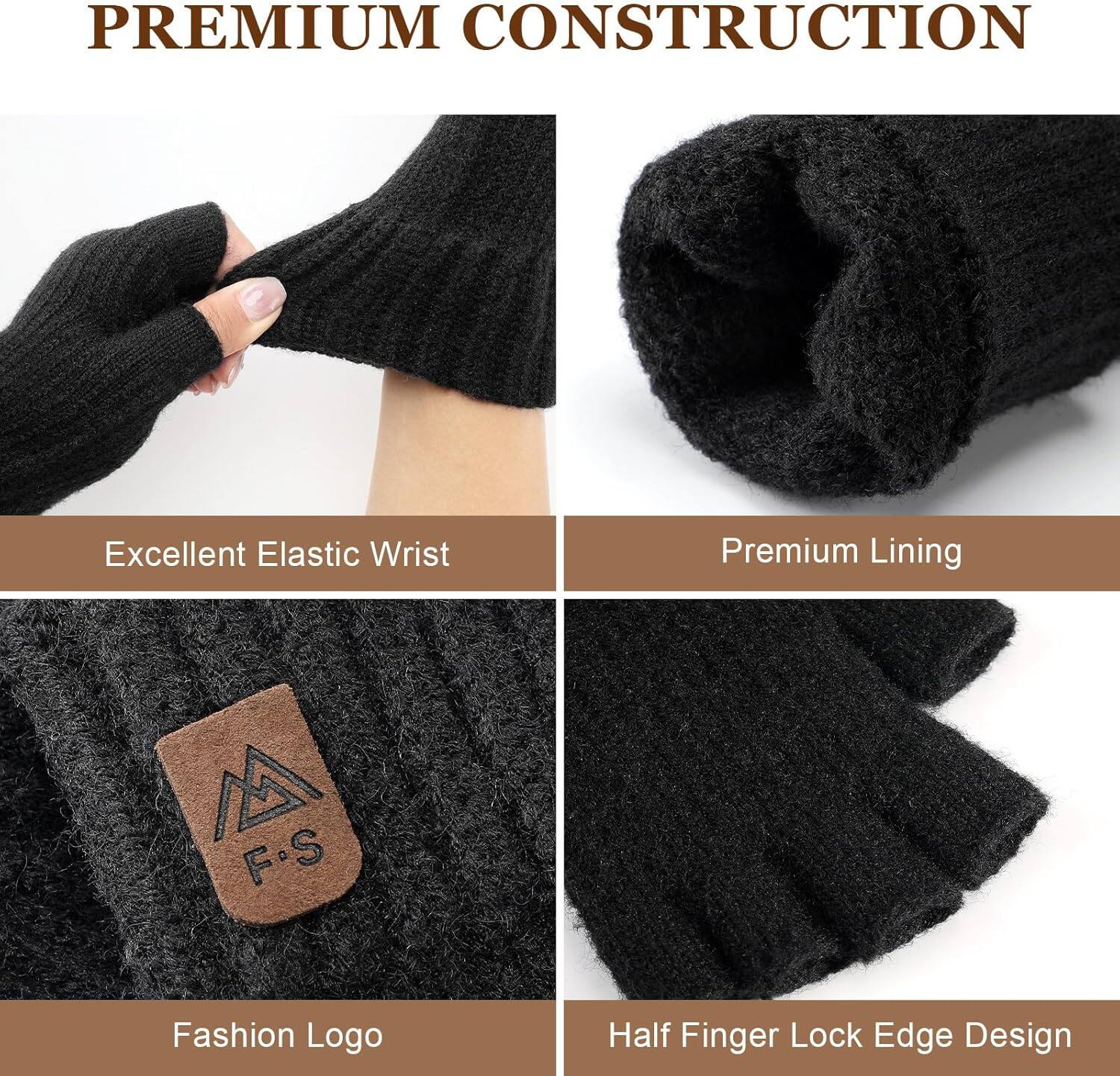 PREMIUM CONSTRUCTION

- Excellent Elastic Wrist
- Premium Lining
- Fashion Logo
- Half Finger Lock Edge Design