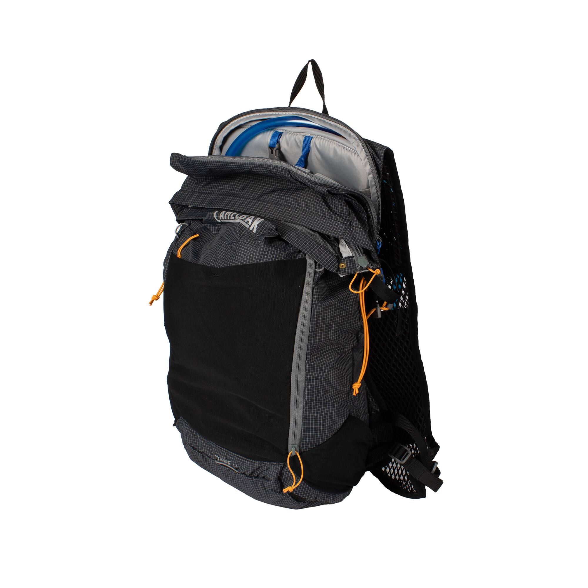 Alt View 2. CamelBak - CamelBak Octane 16 Hiking Hydration Backpack Fusion Reservoir Black/Apricot, 70oz - Black/Apricot.