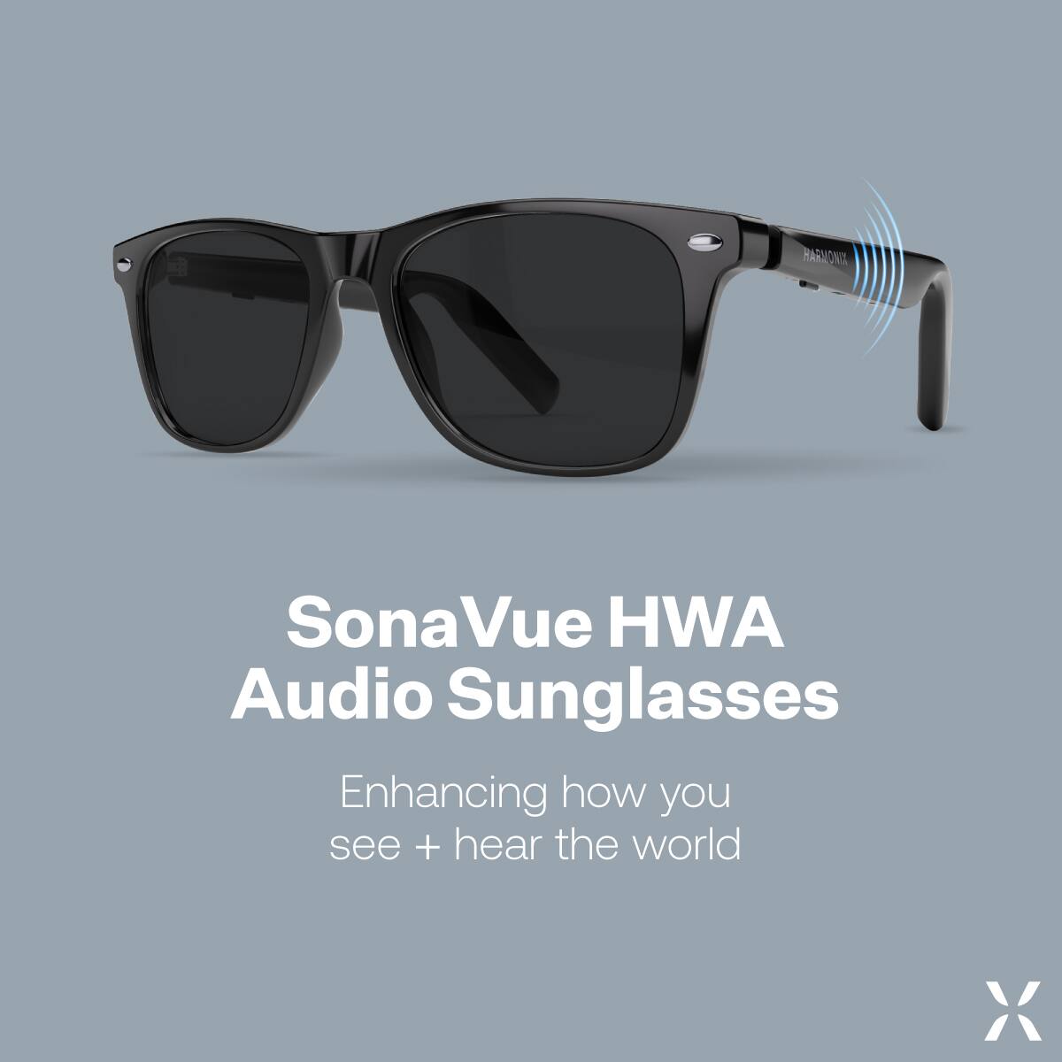 SonaVue HWA Audio Sunglasses  
Enhancing how you see + hear the world