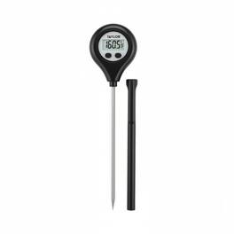 Taylor - Digital Instant Read TruTemp Rotating Display Waterproof Thermometer - Black