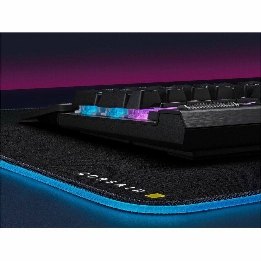 Alt View 3. CORSAIR - Corsair K70 Gaming Keyboard - Cable Connectivity - USB Type A Interface - RGB LED - 104 Key(s) - Windows Lock Key, Volum - Black.