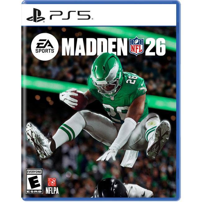 PS5  
EA SPORTS  
MADDEN NFL 26  
EVERYONE E  
ESRB  
NFLPA