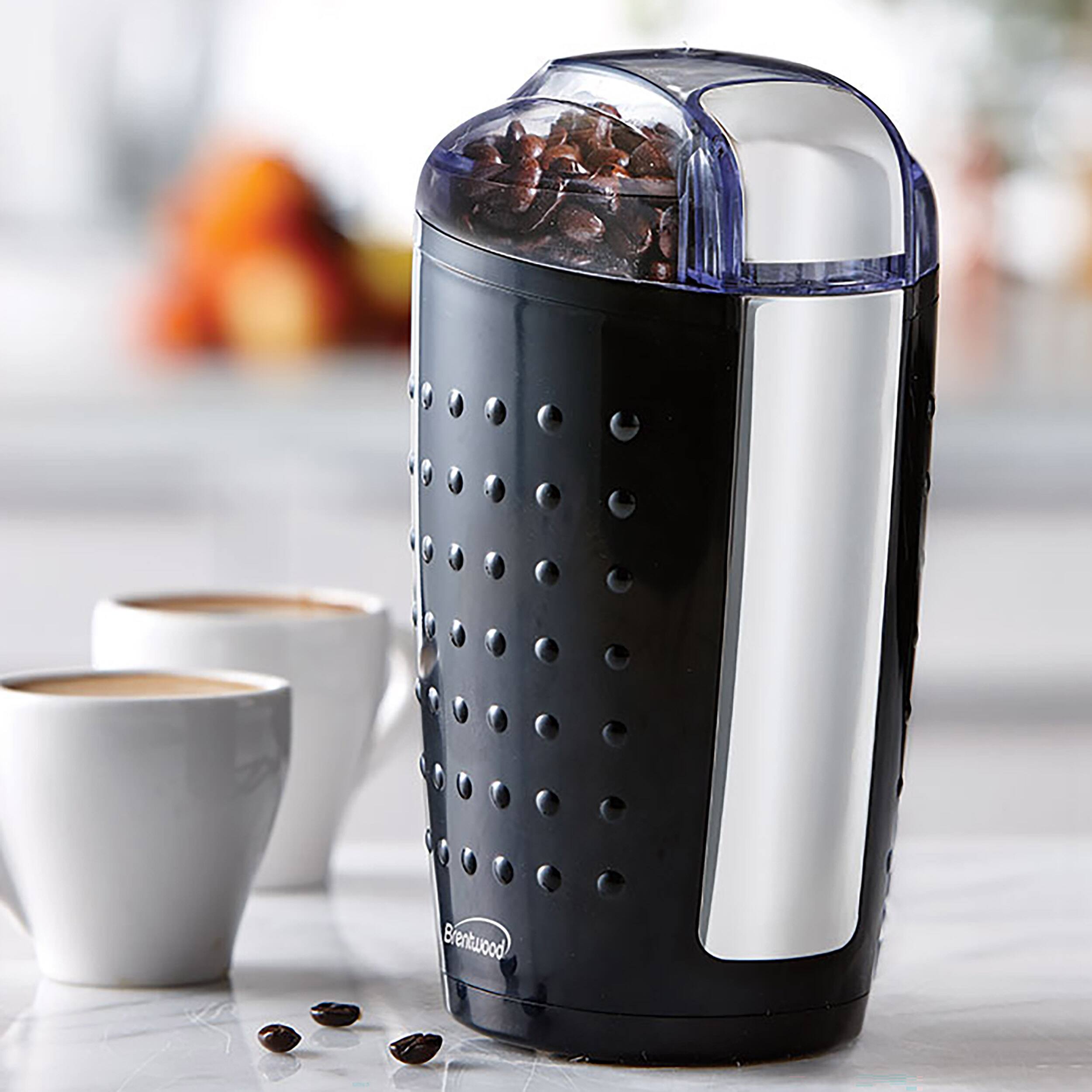 Alt View 3. Brentwood - Brentwood 150W Coffee Grinder in Black - Black.