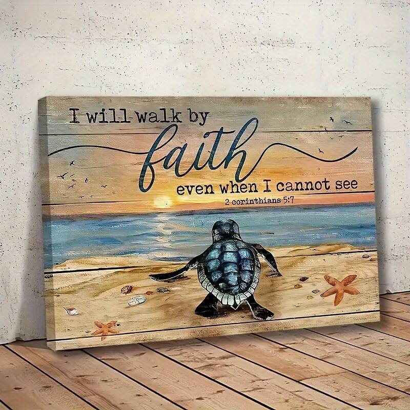 I will walk by faith even when I cannot see  
2 Corinthians 5:7