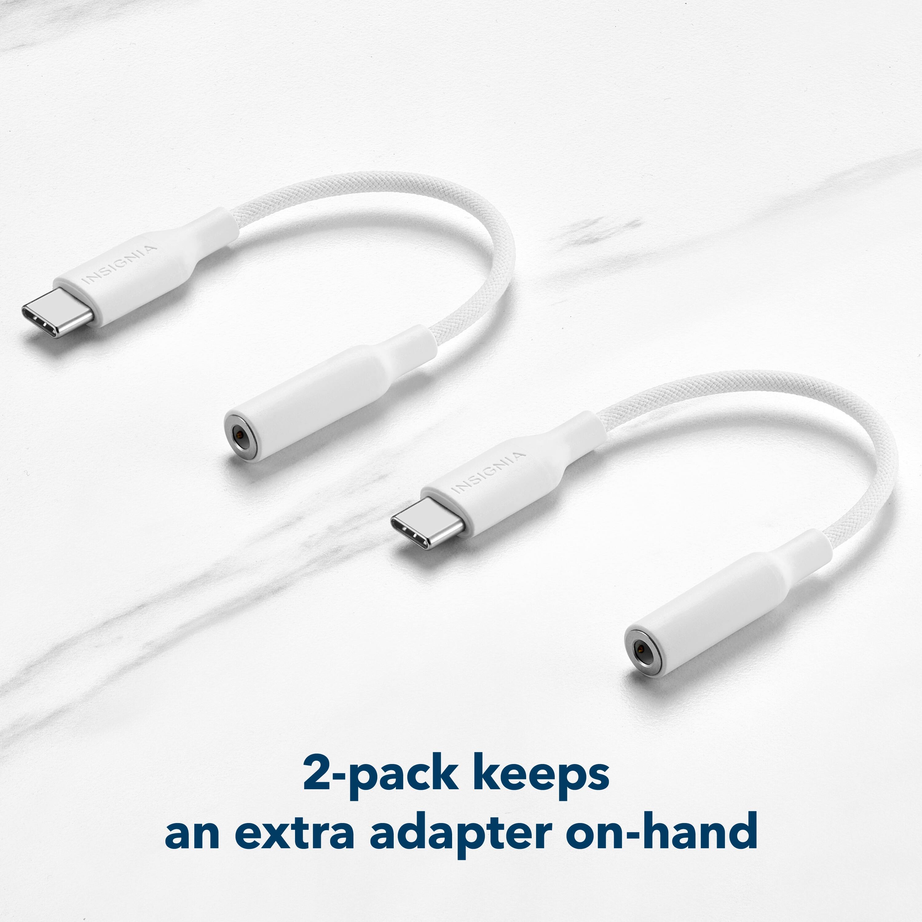 INSIGNIA 2-pack keeps an extra adapter on-hand