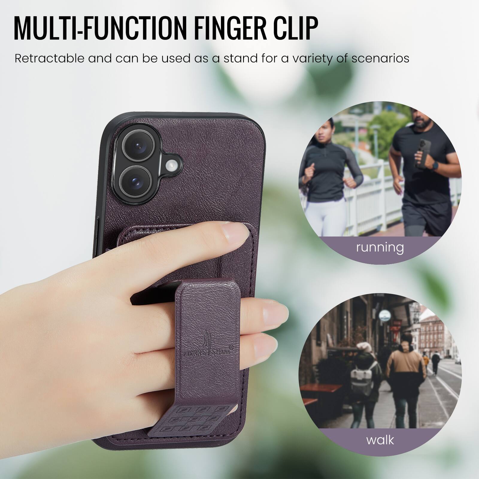 MULTI-FUNCTION FINGER CLIP

Retractable and can be used as a stand for a variety of scenarios

running

walk