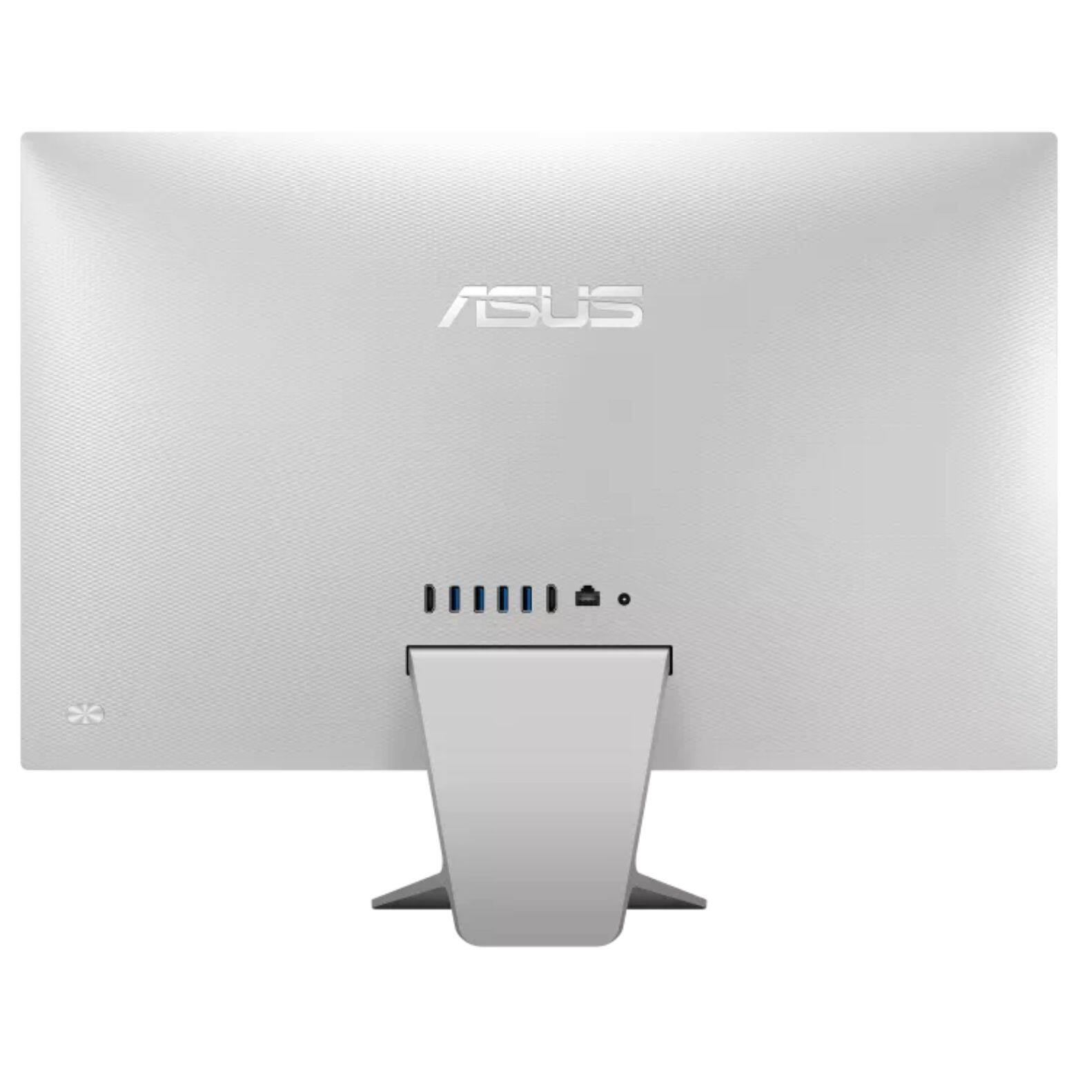 Alt View 2. ASUS - M3400WYA 23.8" FHD AMD Ryzen 5 5625U 2.30 GHz 8GB RAM 512GB SSD AMD Radeon Graphics Windows 11 Home All-in-One Desktop - White.