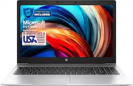 Refurbished HP 850 G6 Laptop, Core i7-8665U 1.9GHz, 16GB, 512GB SSD, 15.6" FHD, Win11P64, CAM, A GRADE - Silver