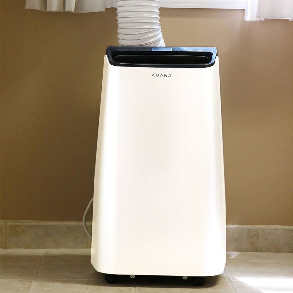 Alt View 19. Amana - 350 Sq. Ft. Portable Air Conditioner - White/Black.
