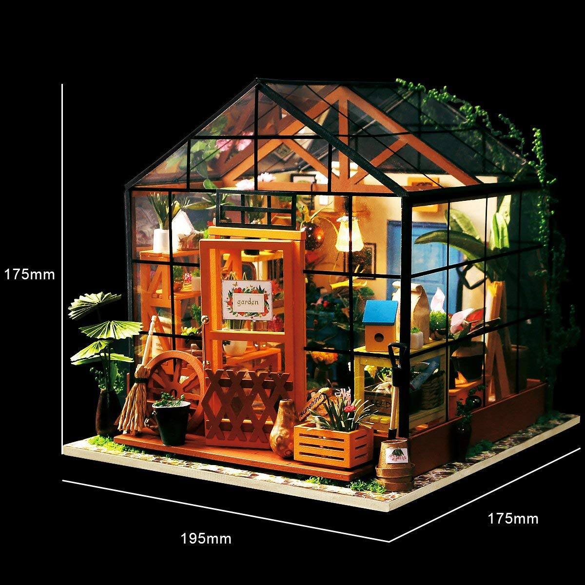 Angle. 3D Puzzle - DIY 3D House Puzzle - Cathy's Flower House 231 pcs.
