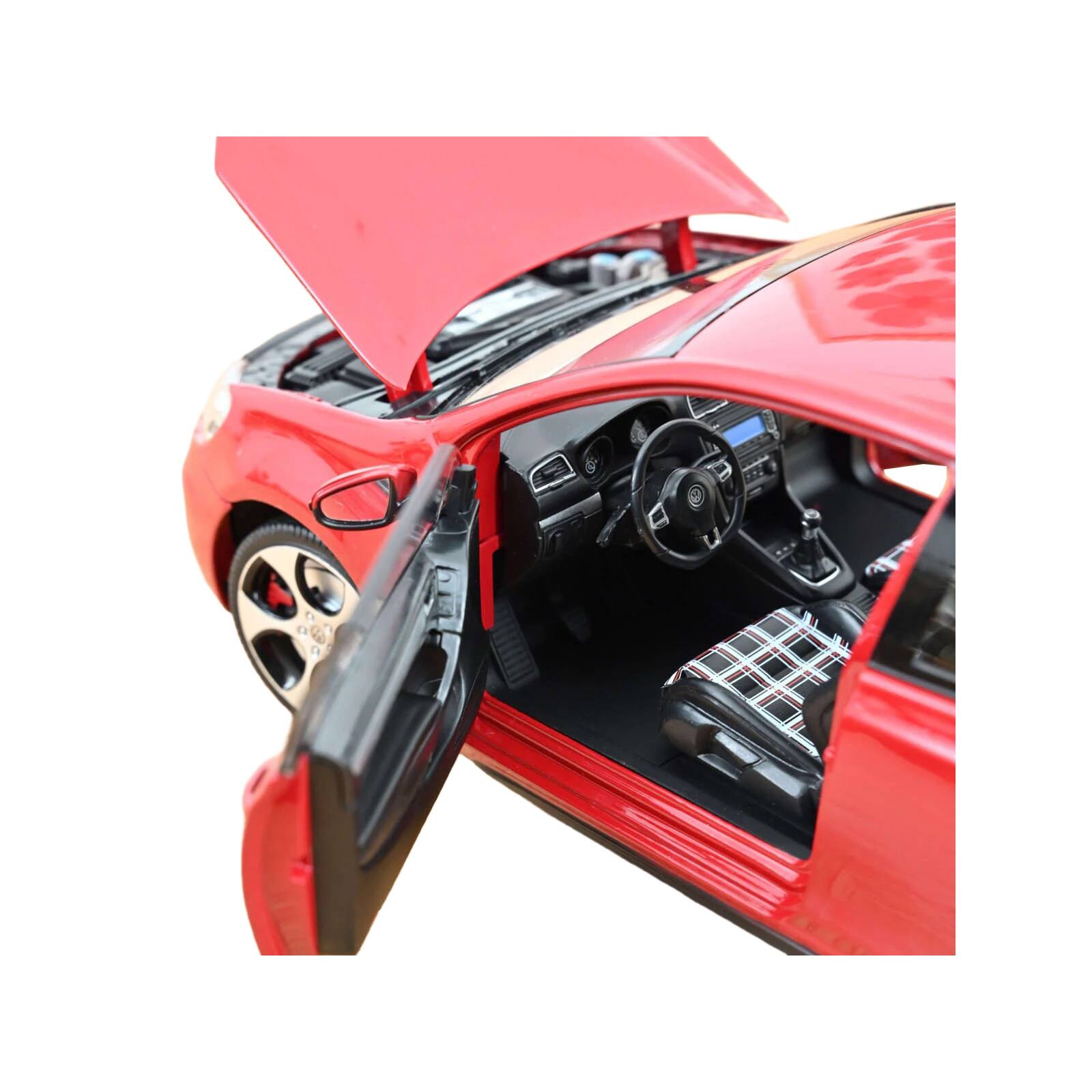 Alt View 3. Norev - 2009 Volkswagen Golf VI GTI Tornado Red 1/18 Diecast Model Car by Norev.