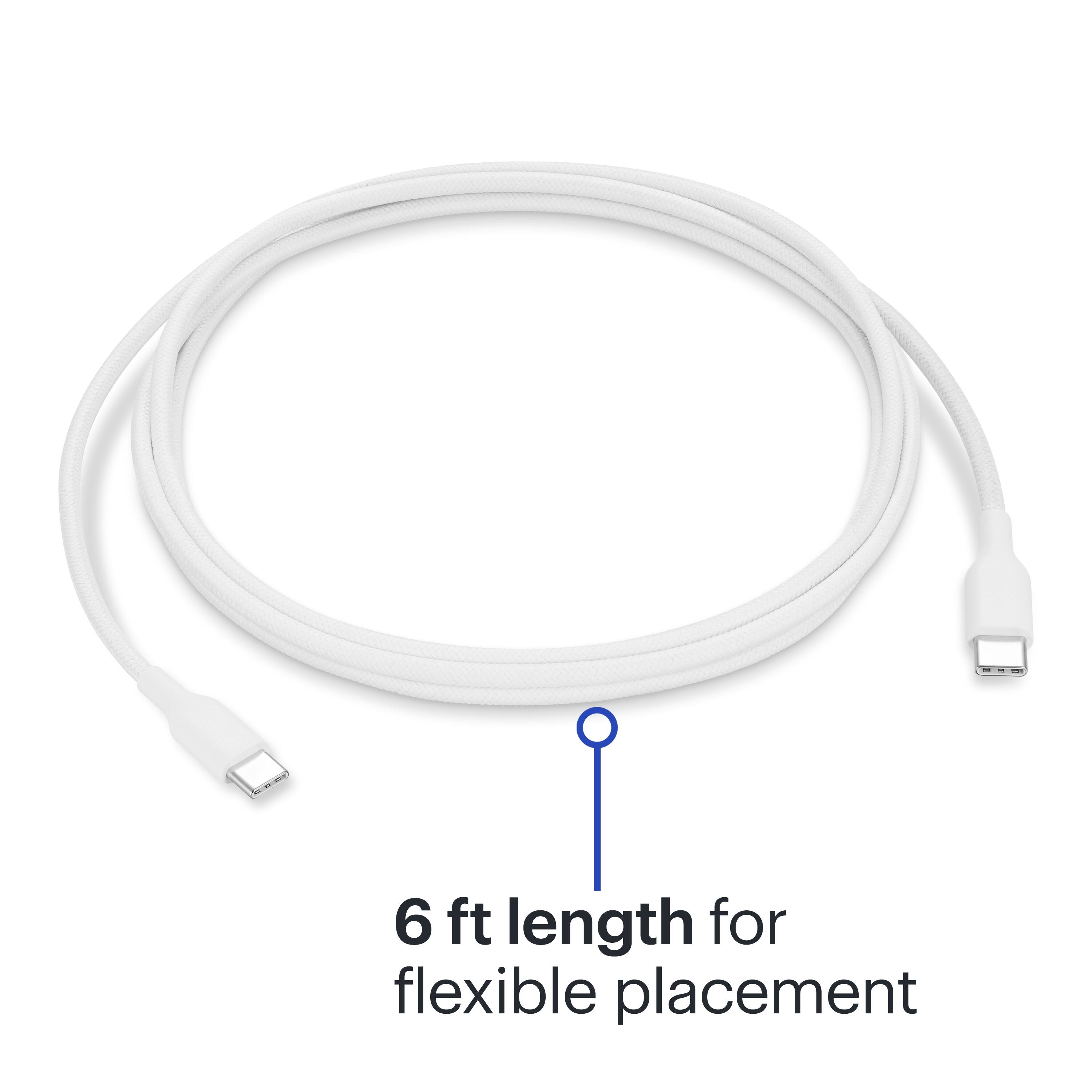 The text on the image reads "6 ft length for flexible placement."