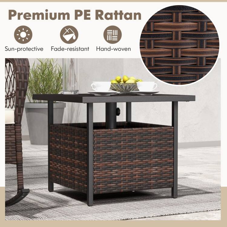 Premium PE Rattan

Sun-protective
Fade-resistant
Hand-woven