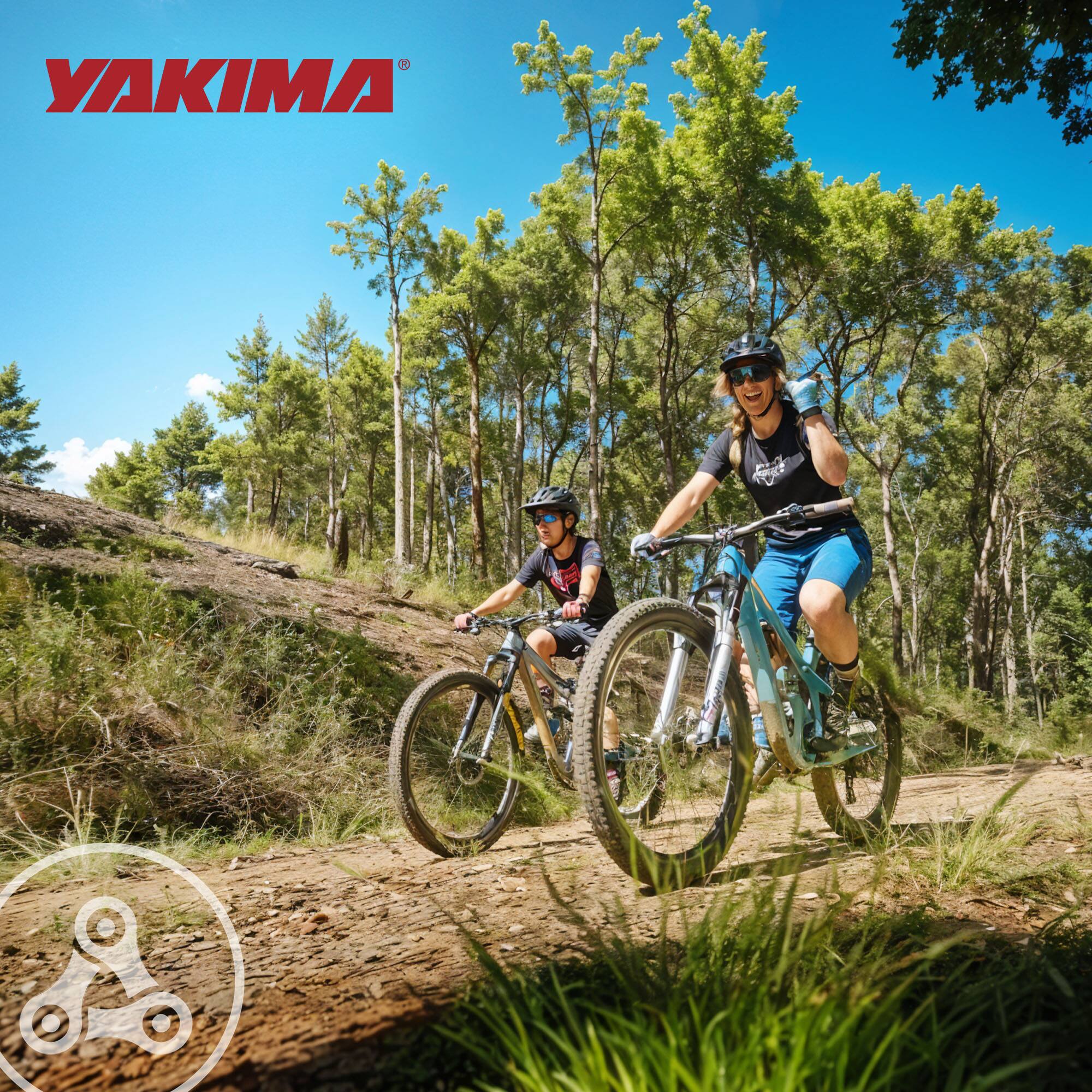 Alt View 4. Yakima - Yakima FullBack 3 Bike Capacity Car Trunk Bike Strap Rack with ZipStrips, Black - Black.