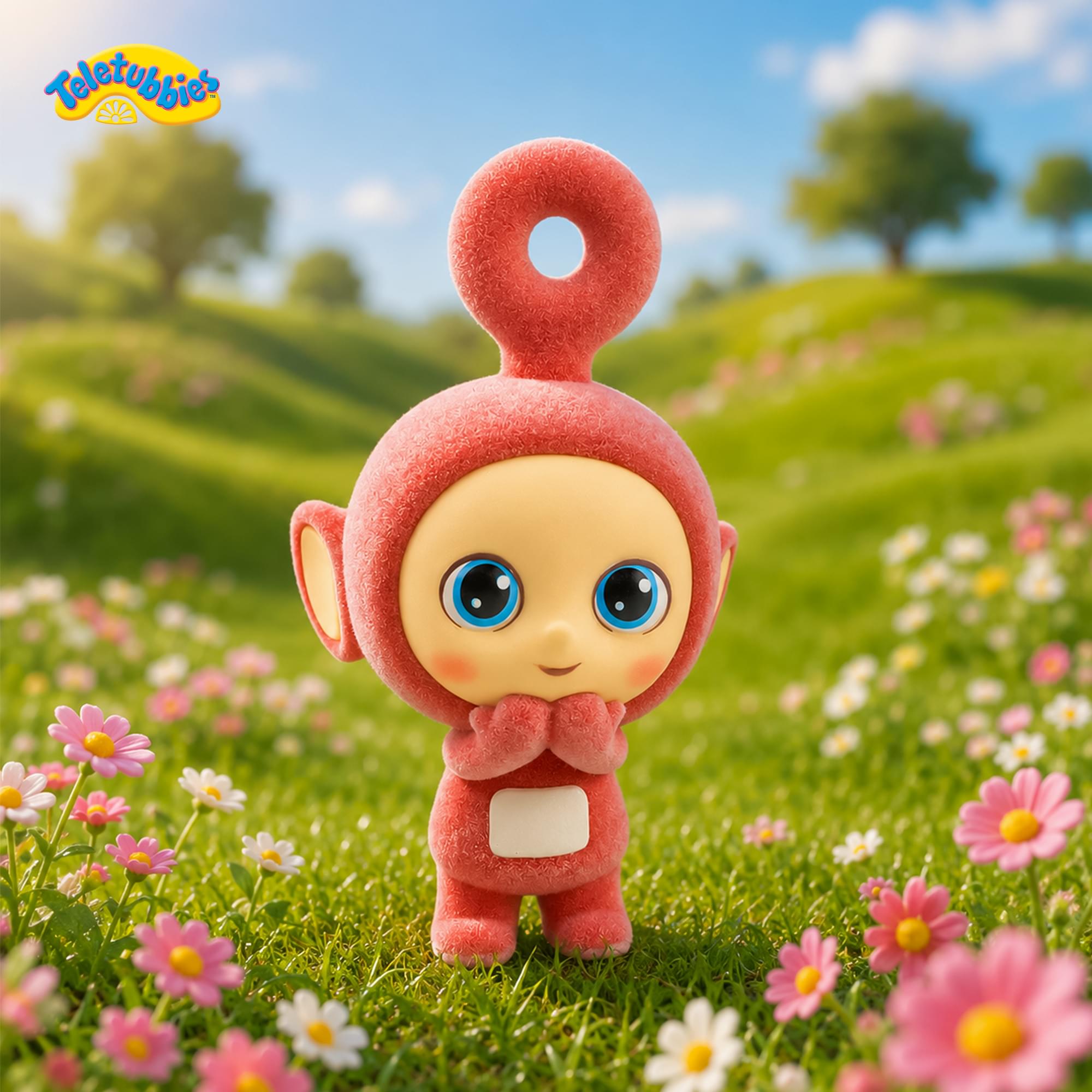 Alt View 10. The Loyal Subjects - Teletubbies 2.5-Inch Flocked Collectible Figure | Po - Red.